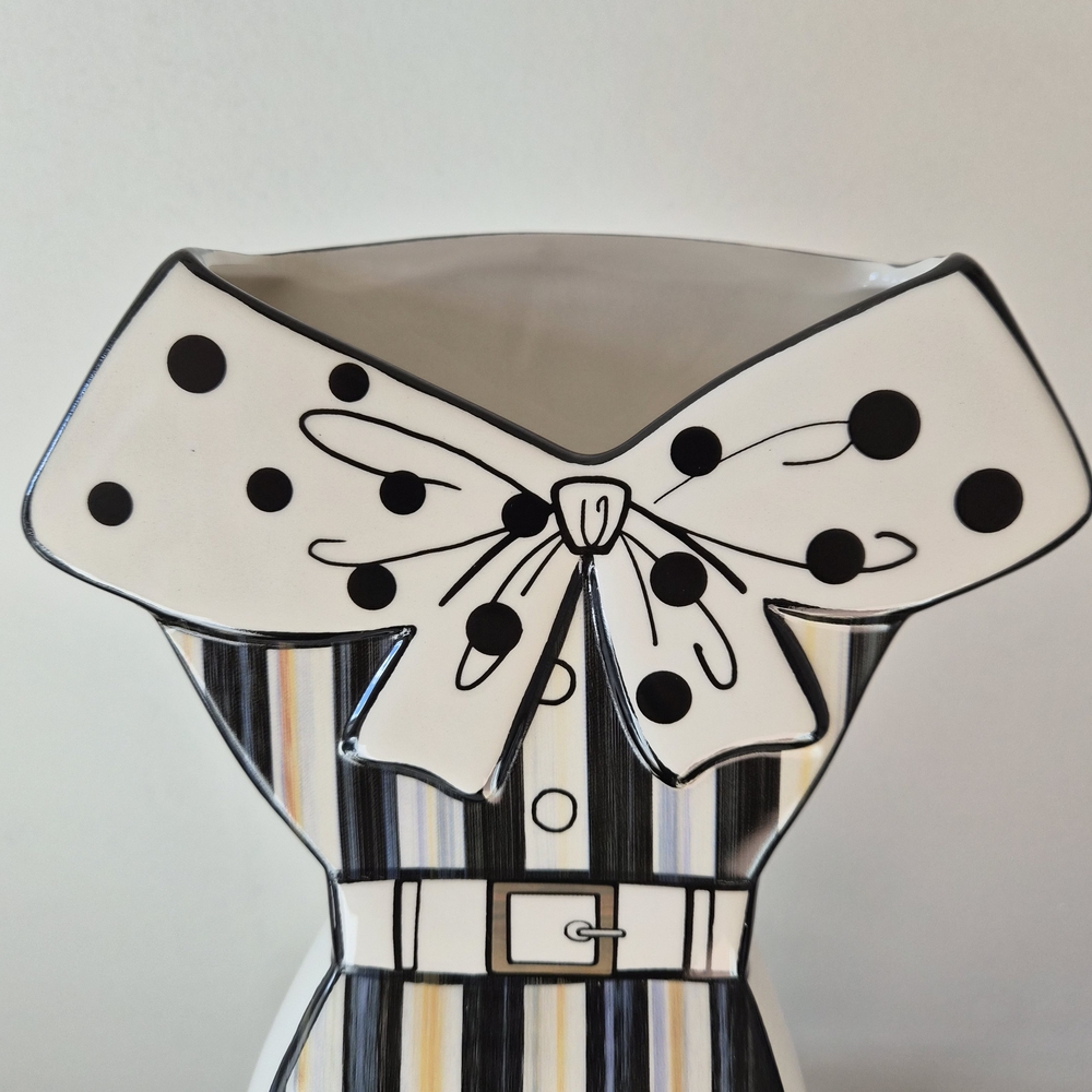 Mackenzie-Childs Doodles Vase - Picture 3 of 9